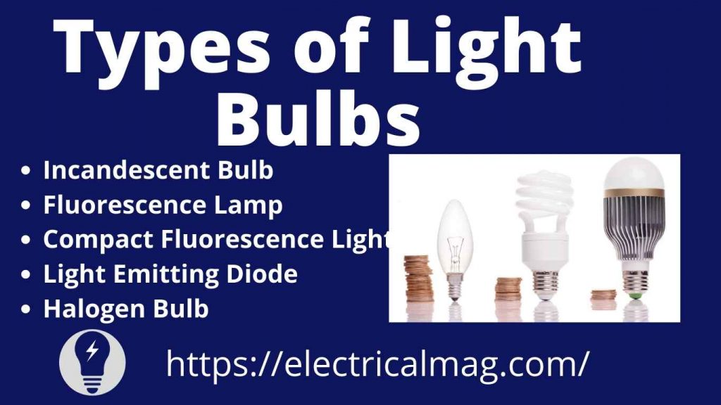 Types of light bulb